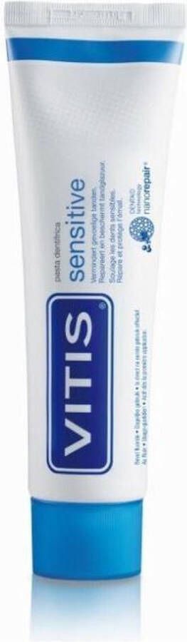 Vitis tandpasta sensitive Tandpasta 75 ml inclusief fluoride