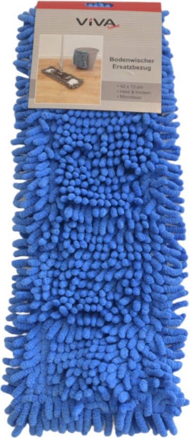 Viva Living Dweildoek Microvezel 42 x 13 cm Blauw- Universele Dwijl Dweil Universeel Dweildoek Los