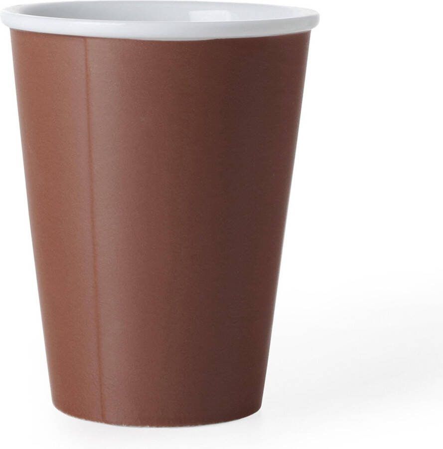 Viva Scandinavia Anytime Andy Papercup Thee Porselein 320 ml Bruin