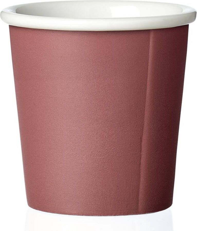 Viva Scandinavia Viva Anytime Anna Papercup Porselein 80 ml Porselein Rood