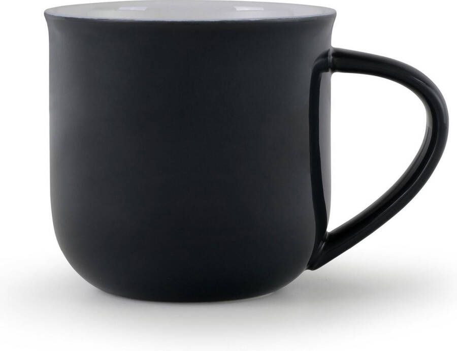 Viva Minima Balanced Medium Tea Cup Set of 2 Pieces (Charcoal Blue)