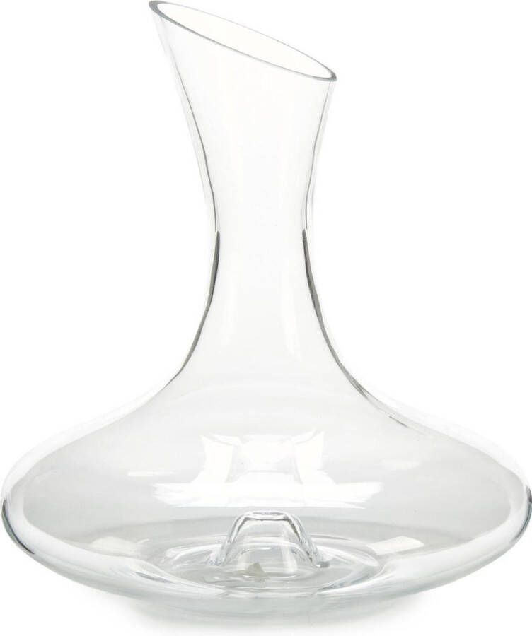 Vivalto Glazen wijn karaf decanteer kan 1 7 liter 22 x 23 cm Decanteerkaraf