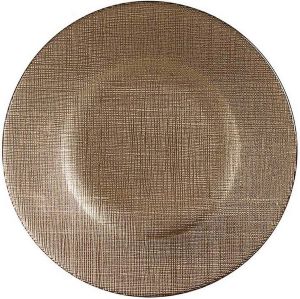 Vivalto Platt tallrik Gouden Glas (21 x 2 x 21 cm)