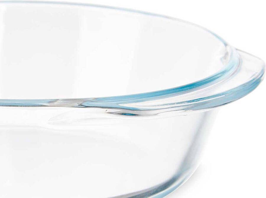 Vivalto Secret de Gourmet Ovenschaal rondу Transparant glas 800ml