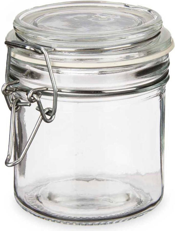 Vivalto Voorraadpotten bewaarpotten Tarro 250 ml glas beugelsluiting D11 x H10 cm Voorraadpot