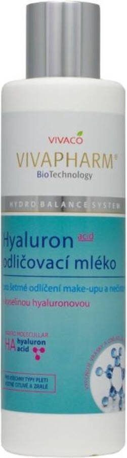 Vivapharm Hyaluronic Make-up Remover Milk 200 Ml