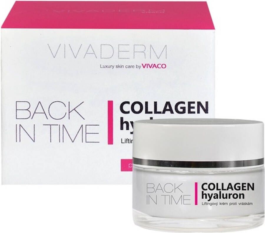 VIVAPHARM VIVADERM Liftende Anti-ageing Gezichtscrème met Collageen en Hyaluronzuur vermindert zichtbare tekenen van huidveroudering verzacht rimpels