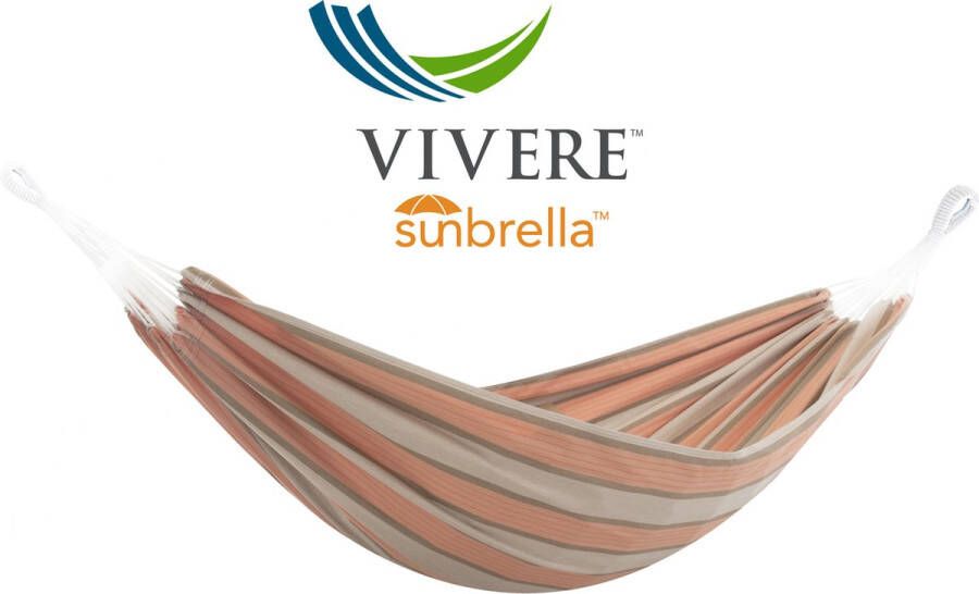 Vivere Braziliaanse Sunbrella hangmat Cameo