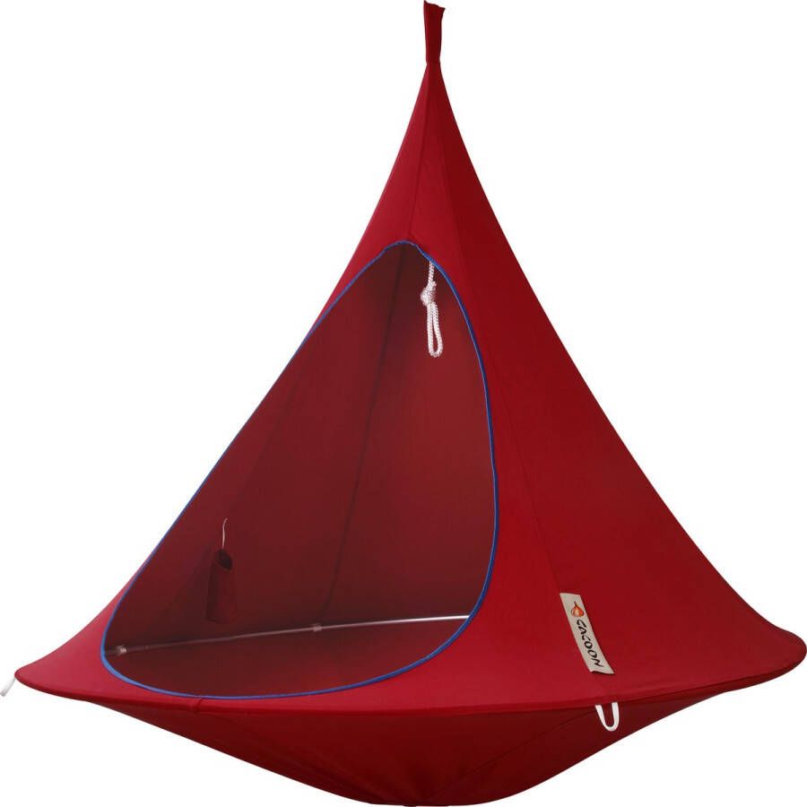 Cacoon Double Hangstoel Chili Rood