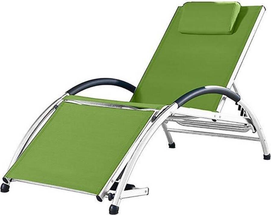 Vivere Dockside Sun Lounger Green Apple