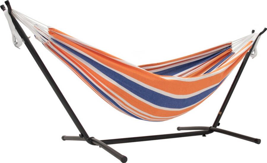 Vivere Dubbele Hangmat met Standaard Orange Punch