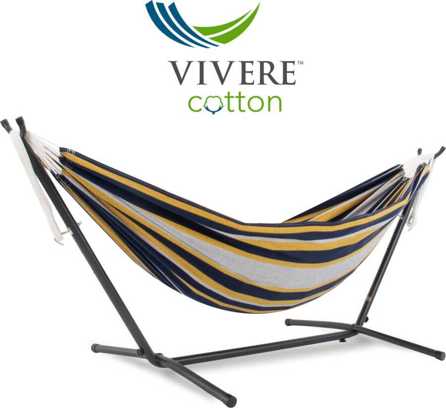 Vivere Dubbele Hangmat met Standaard Serenity