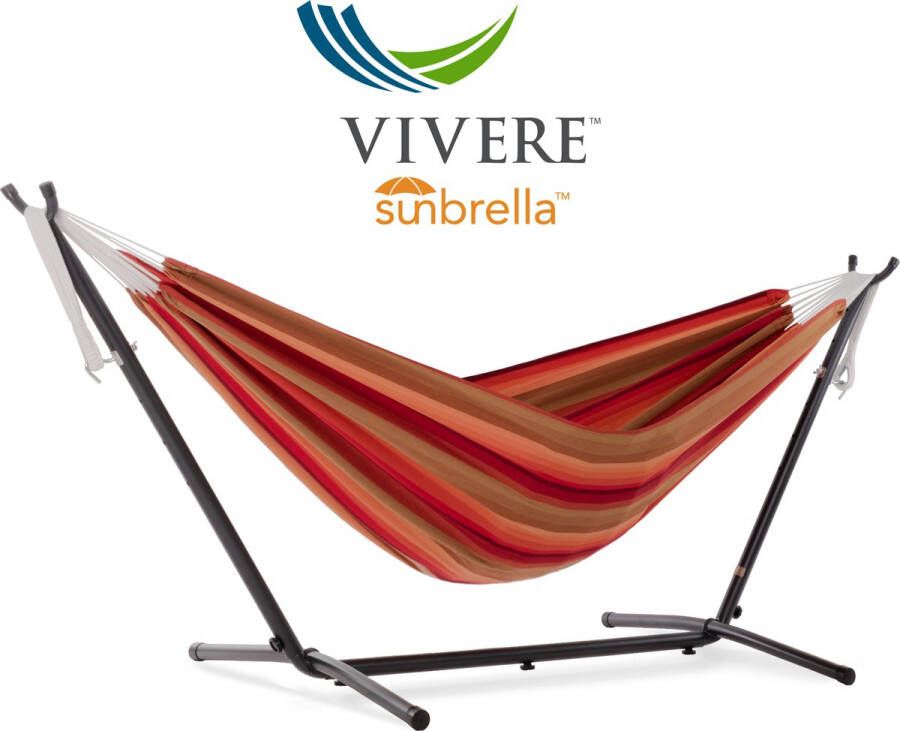 Vivere Sunbrella Hangmat met Standaard Sunset