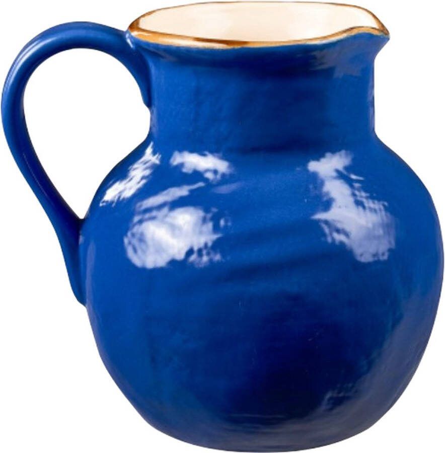 Vivi Oggi Waterkan Karaf 2L Aardewerk Blauw Italië