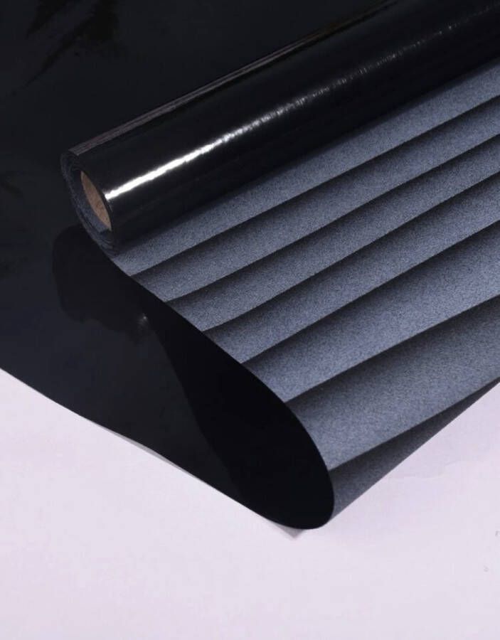 Vivia products Raamfolie zwarte strepen anti-inkijk privacy 45*300 cm