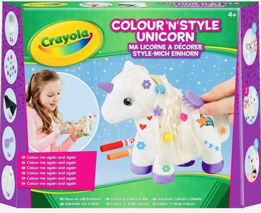 VIVID CRAYOLA Versier je Eenhoorn Crayola Colour & Style Unicorn