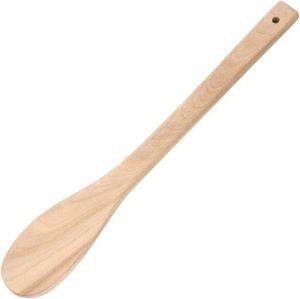 Vogue afgeronde houten spatel 30.5cm Hoge hittebestendigheid Bakspatel & roerspatel