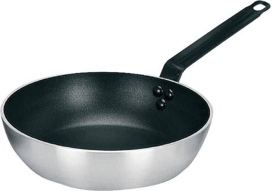 Vogue Anti-Aanbak Aluminium Conische Sauteuse 32cm T367 Horeca & Professioneel