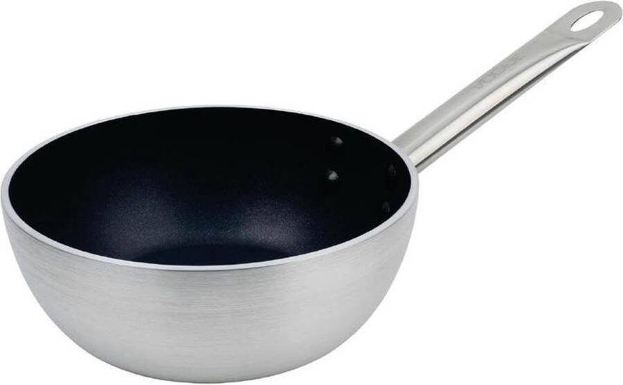 Vogue Anti-Aanbak Conische Inductie Sauteuse 20cm CB903 Horeca & Professioneel