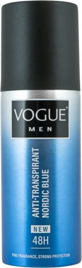 Vogue Men Nordic Blue Anti-Transpirant Deodorant Spray 150 ML
