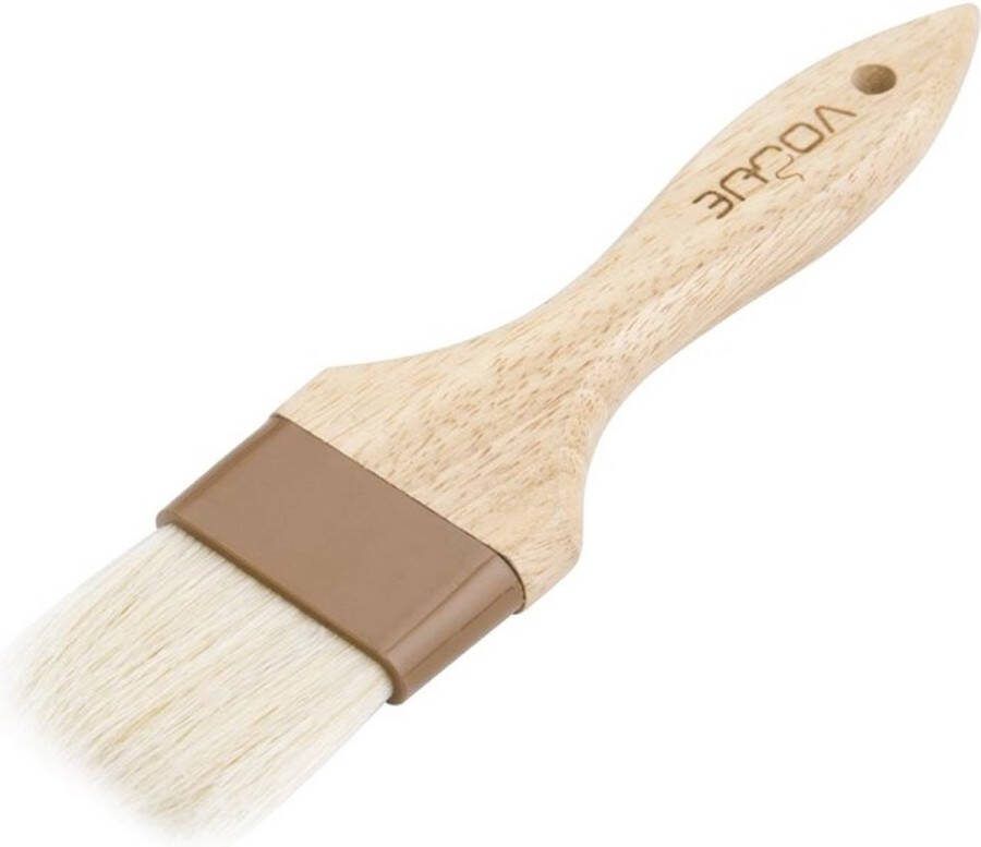 Vogue Bakkwast met Houten Handvat 5cm