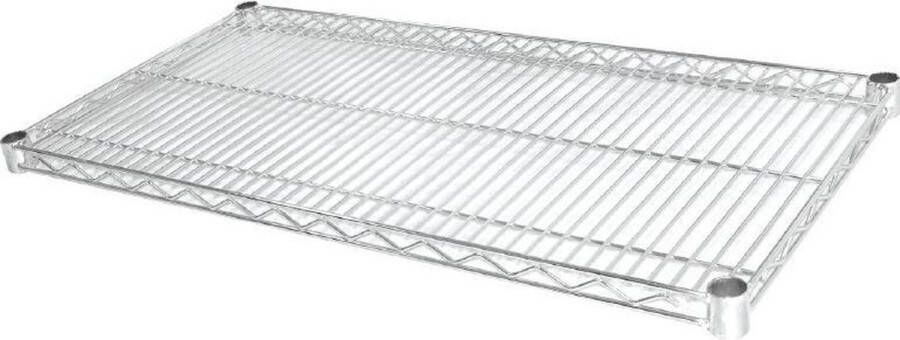 Vogue chroom schappen voor voorraadrekken 122x61cm