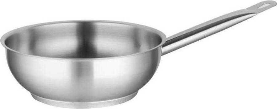 Vogue Conische RVS Sauteuse 24cm M923 Horeca & Professioneel