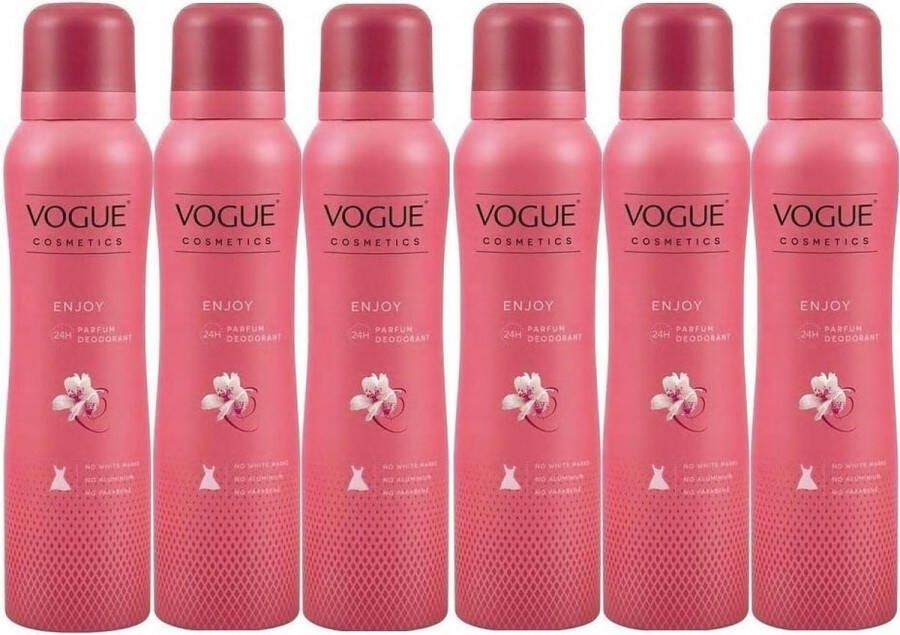 Vogue Enjoy Parfum Deodorant Spray Voordeelverpakking