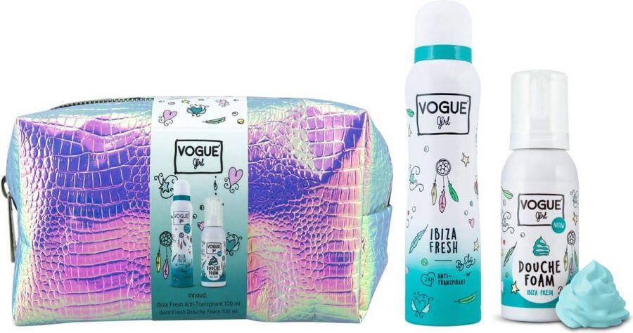 Vogue Geschenkset Girl biza Fresh met Toilettas
