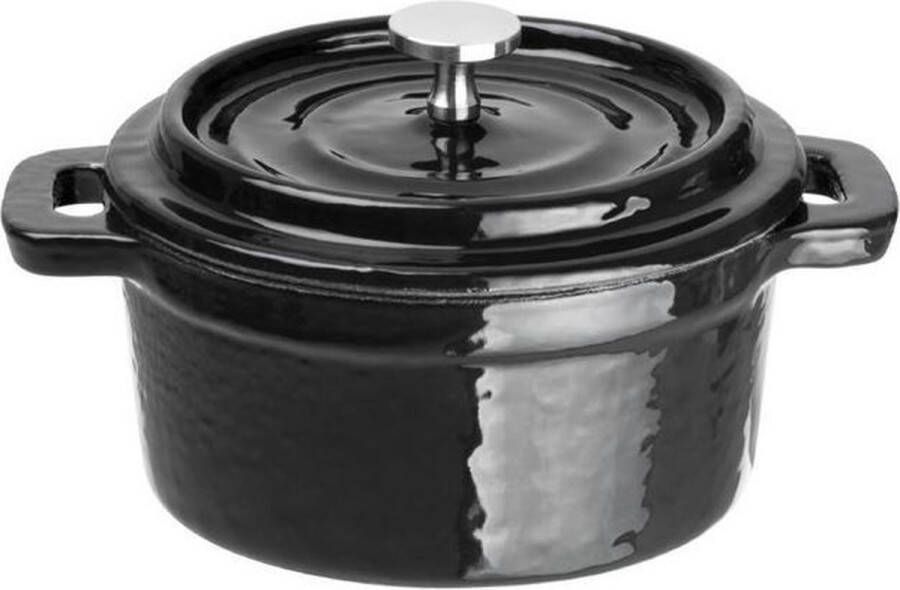 Vogue Gietijzeren Mini Ronde Braadpan Zwart Y259 Horeca & Professioneel