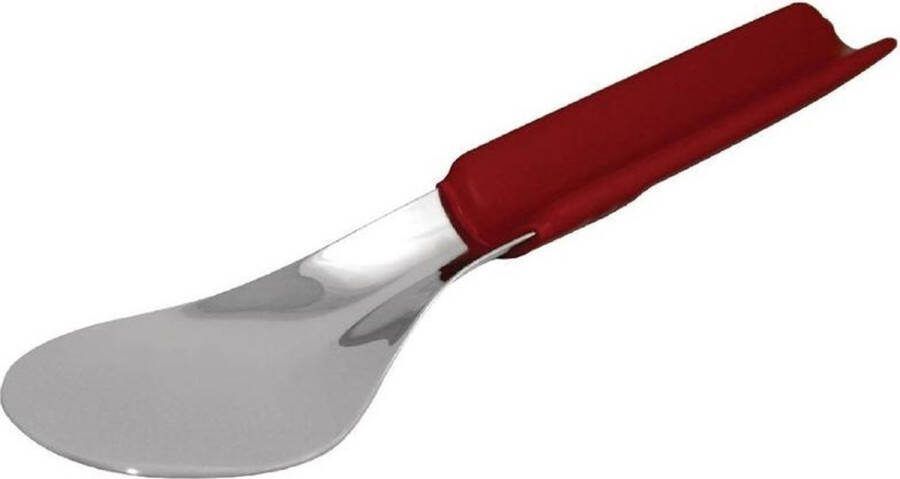 Vogue IJsschep IJsschraper IJsspatel RVS Rood Met comfortabele grip