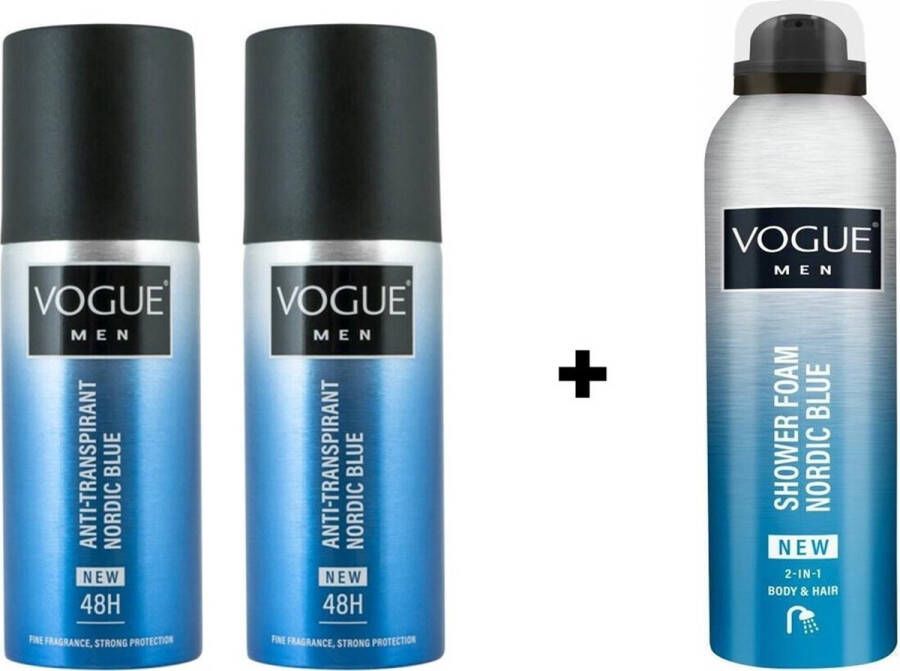 Vogue Nordic Blue SET Deo Spray + Showermousse