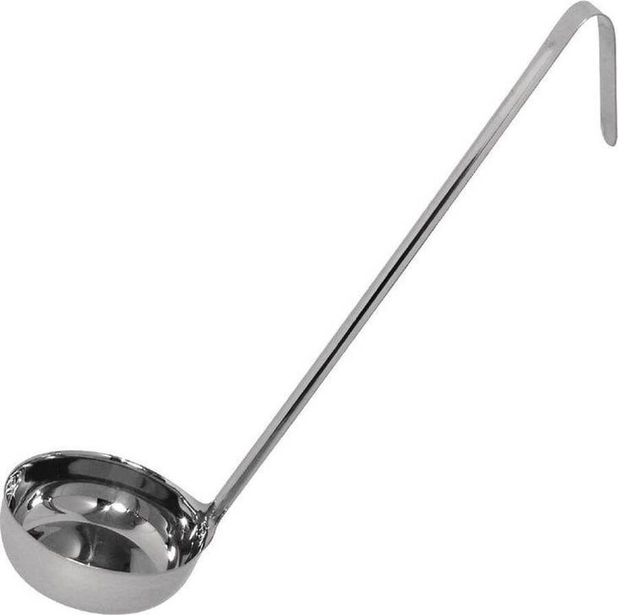 Vogue Opscheplepel Met Vlakke Bodem 18 Cl GG005