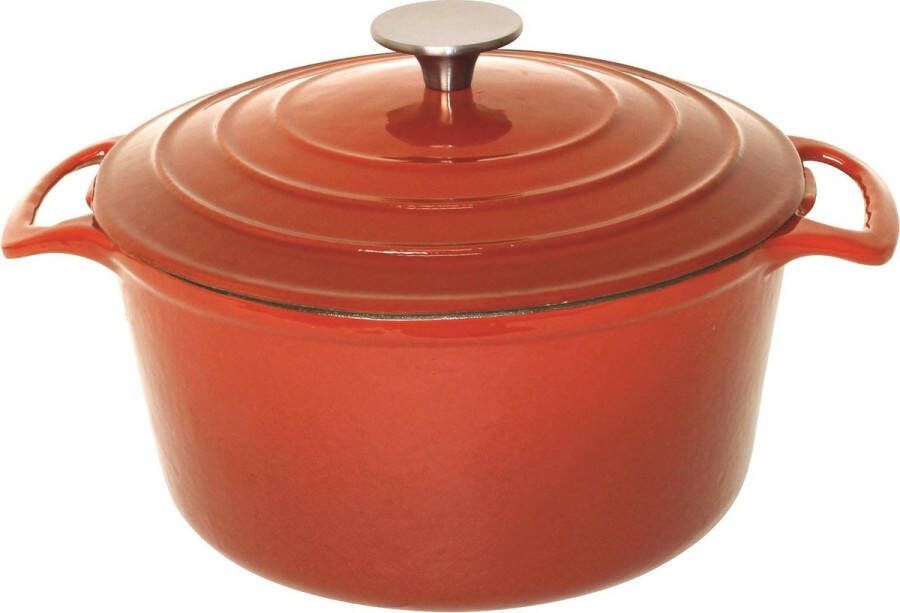 Vogue Ronde Braadpan 3 2 Liter Oranje GH302 Horeca & Professioneel
