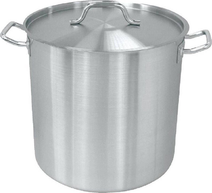 Vogue RVS Kookpan| Hoog Model 49 Liter T556 Horeca & Professioneel