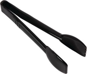 Vogue serveertang zwart 23cm