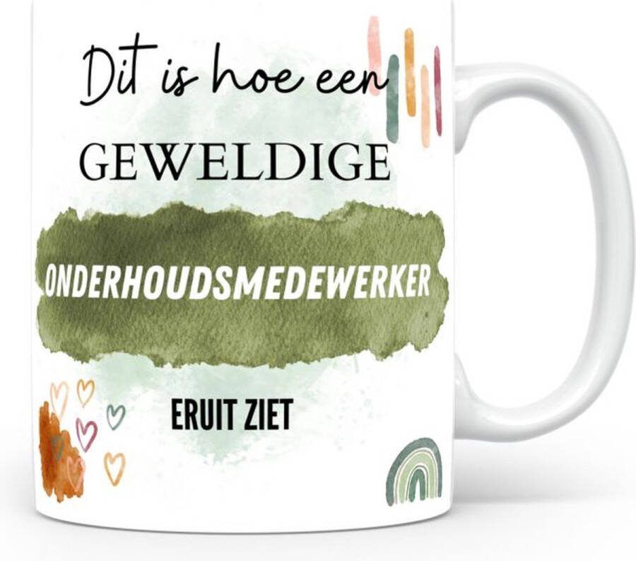 Voici Voilà Mok bedrukken met beroep Onderhoudsmedewerker