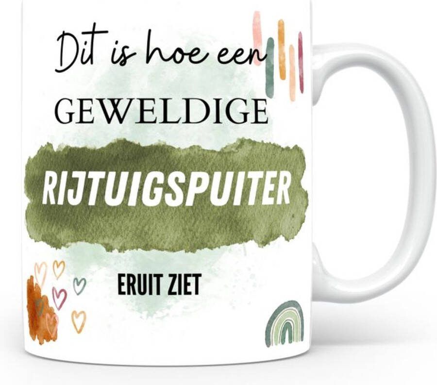 Voici Voilà Mok bedrukken met beroep Rijtuigspuiter