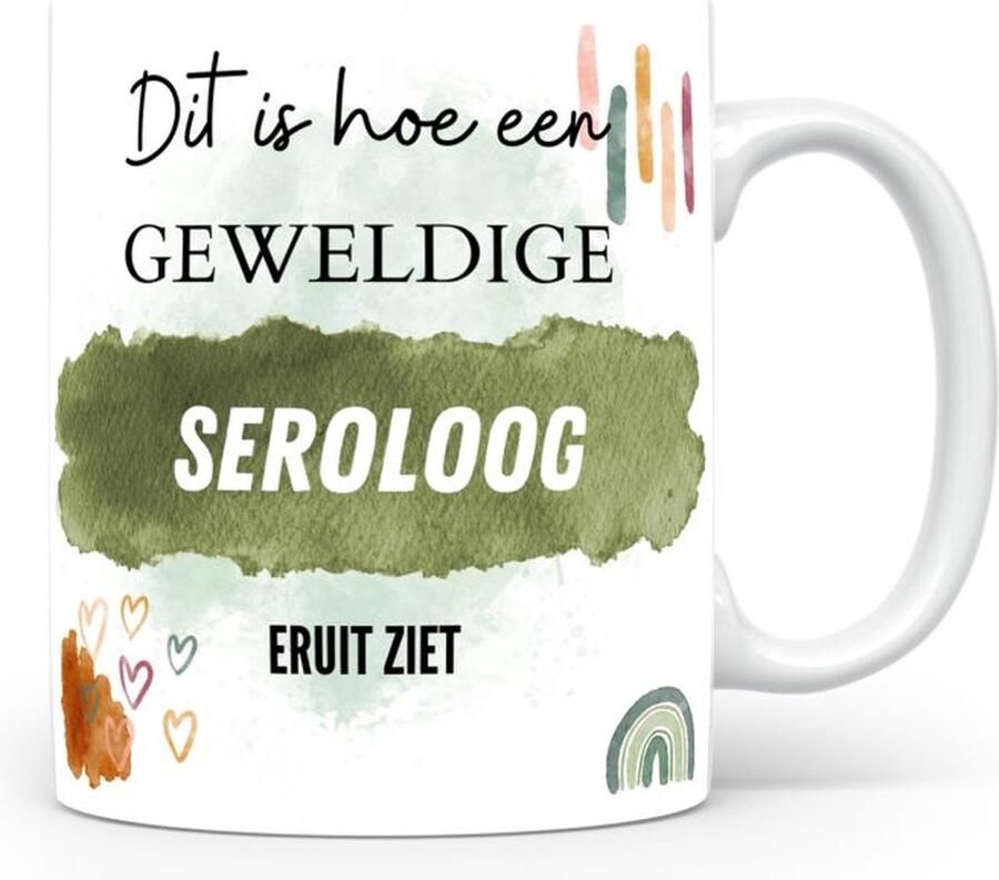 Voici Voilà Mok bedrukken met beroep Seroloog