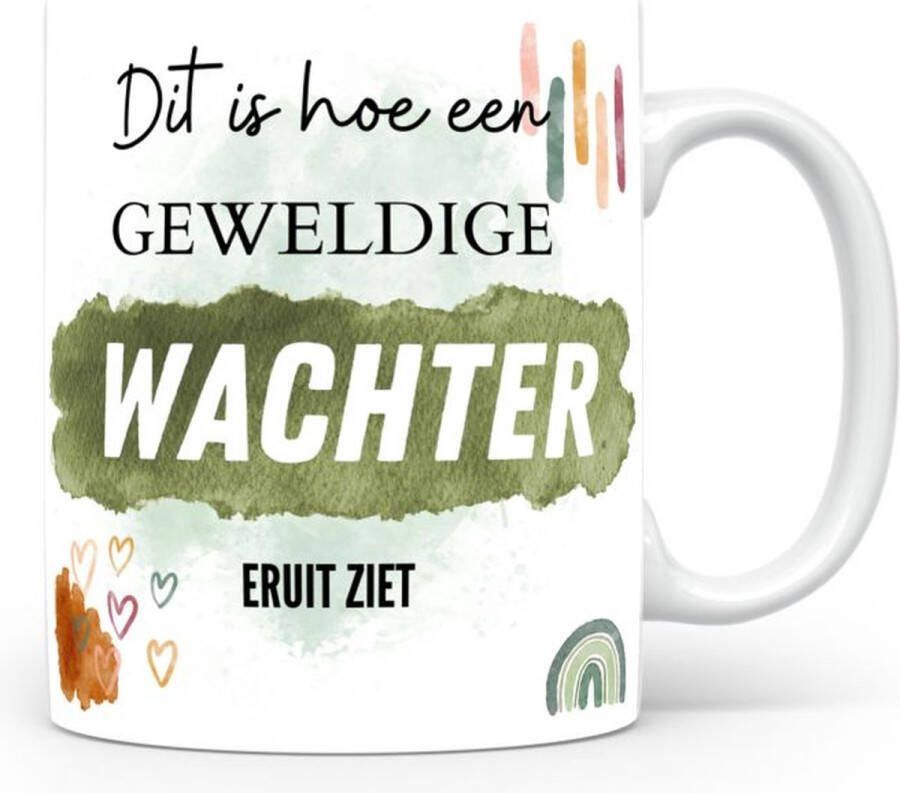 Voici Voilà Mok bedrukken met beroep Wachter