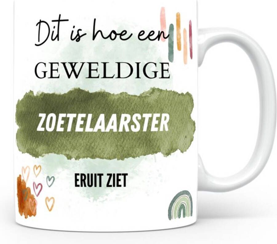 Voici Voilà Mok bedrukken met beroep Zoetelaarster