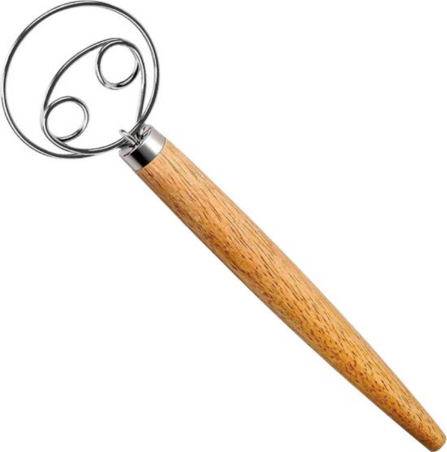 VOKA Deegklopper Deense deegklopper Brood garde 24cm garde Deense deegklopper broodbak Spiraalgarde Deense deeggarde Deeg kloppen Eierkloppper