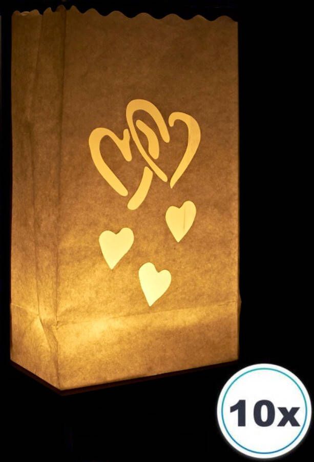 Volanterna 10 x Candle bag PASSIE windlicht passie papieren kaars houder lichtzak lampion candlebag candlebags sfeerlicht theelicht