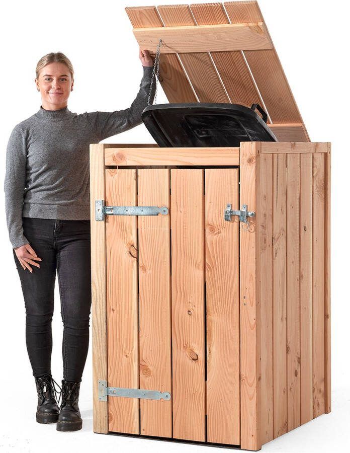Volente Containerombouw Anna Kliko Ombouw Enkel Containerberging Containerkast enkel Container berging Wood Selections