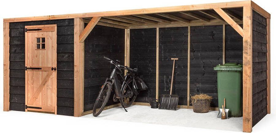 Volente Tuinberging Hidde Tuinschuur Fietsenstalling Tuinkast Schuur in Tuin Fietsberging Wood Selections