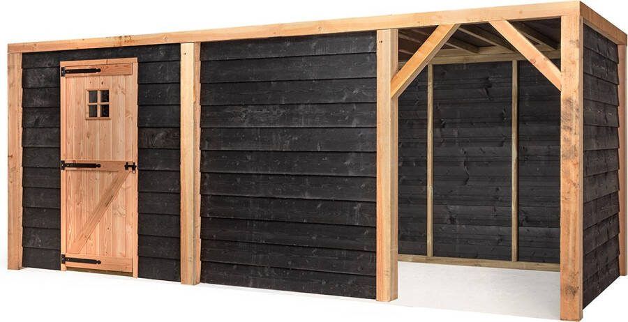 Volente Tuinberging Tijn Tuinschuur Fietsenstalling Tuinkast Schuur in Tuin Fietsberging Wood Selections