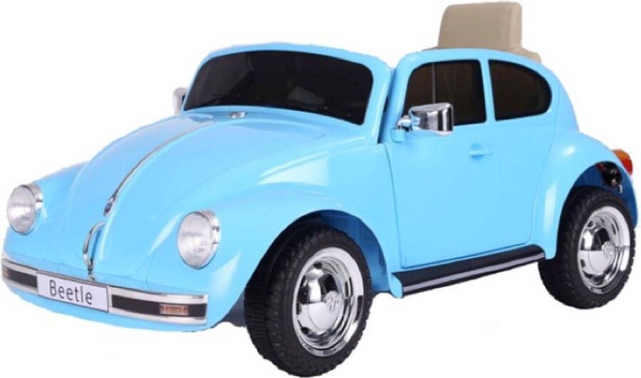Volkswagen Kars Toys Kever Oldtimer Elektrische Kinderauto Lichtblauw Met Afstandsbediening