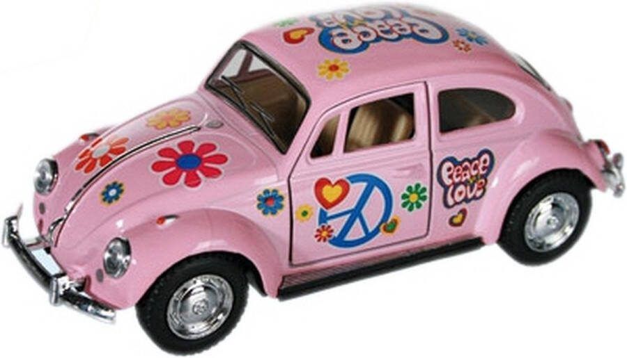 Volkswagen VW Kever modelauto roze