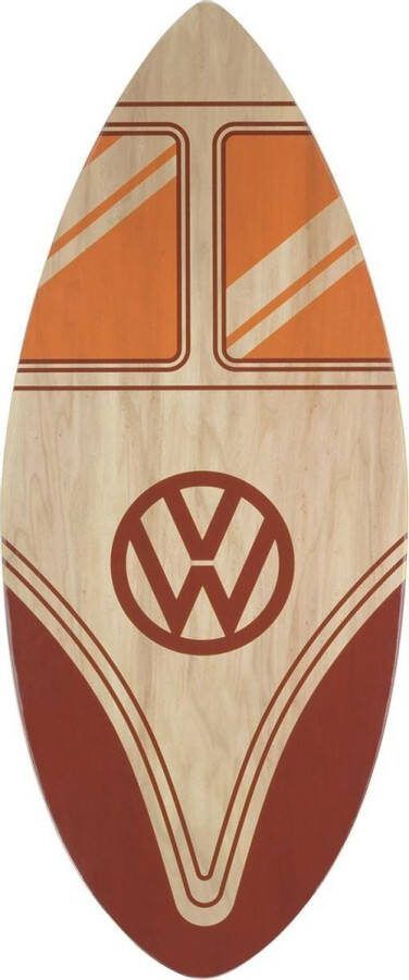 Volkswagen VW T1 Bus Skimboard (104 cm) rood hout