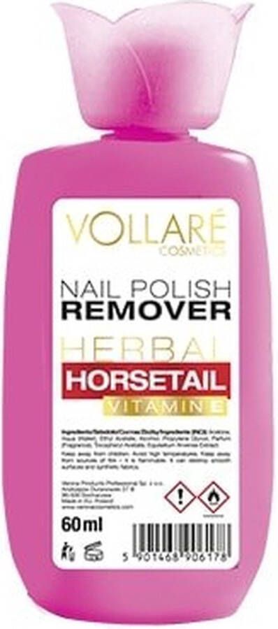 VOLLARE Nail Polish Remover Herbal Horsetail Vitamin E Nagellakremover 60ml